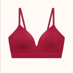 Thirdlove Form Seamless V-Neck Wireless Bra - Ruby